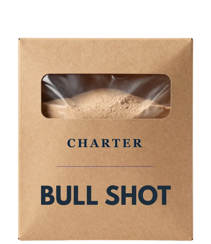 Charter Bull Shot kraft box
